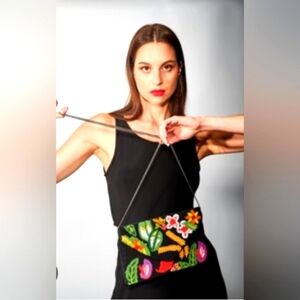 Aratta Rio Hand Embellished Clutch/ Crossbody Chain Bag SOLD OUT STOCK.